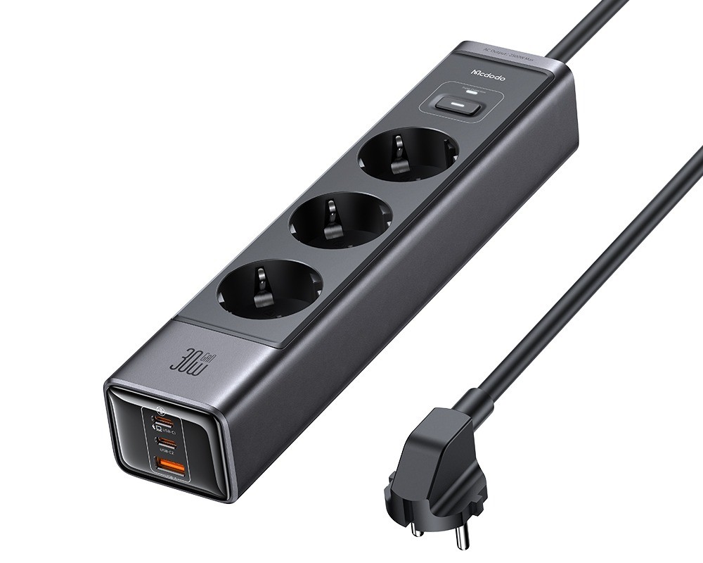 Mcdodo Power Strip 6-in-1 30W GaN Ch-0620