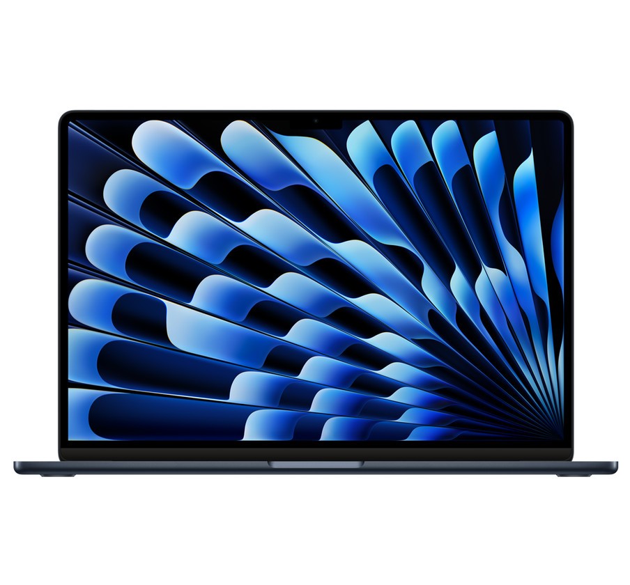 Apple 2023 MacBook Air 15.3-inch M2 chip, 8GB RAM, 256GB SSD storage, Touch ID. Midnight